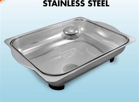 Food Warmer Rectangular Tray Stainless for Catering, Serving , Events ...