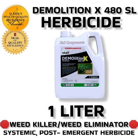 DEMOLITION X 480 SL NON SELECTIVE GLYPHOSATE HERBICIDE Like Round UP