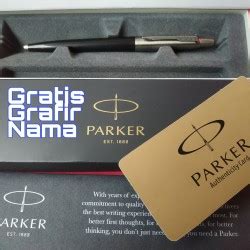 Jual Pulpen Parker Jotter Original Gratis Grafir Ukir Nama Hitam