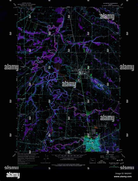 Map of silverton oregon hi-res stock photography and images - Alamy