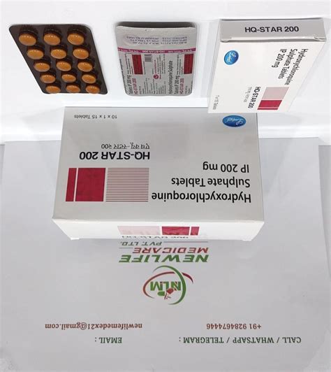 200 Mg Hydroxychloroquine Sulphate Tablets At Rs 100 Stripe