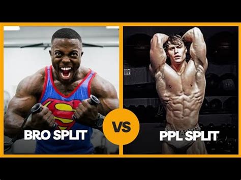 Bro Split V S Ppl Split Which One Is Better For You Aryanjolly