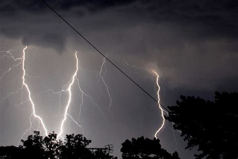 House Catches Fire After Lightning Strike