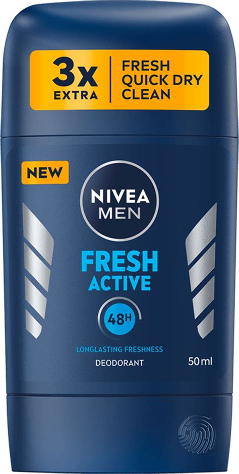 NIVEA MEN Fresh Active Deo Stick 50 Ml Trajno Povoljna Online Kupnja