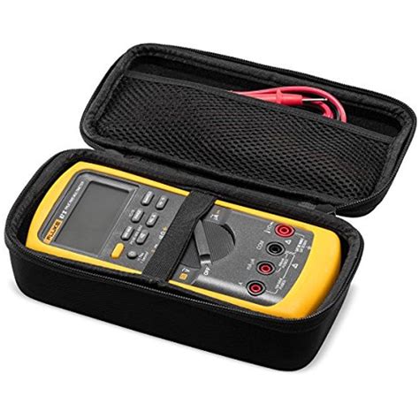 Hard CASE For Fluke 87 V Digital Multimeter Mesh Pocket Waterproof