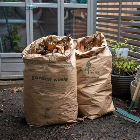 Compostable Garden Waste Paper Bags 75L by Eco Living | &Keep