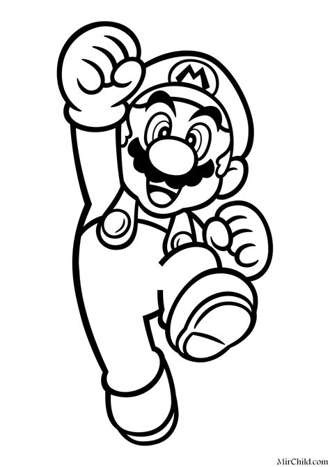 Mario Coloring Pages 35 Images Libro De Colores Tatuaje De Super