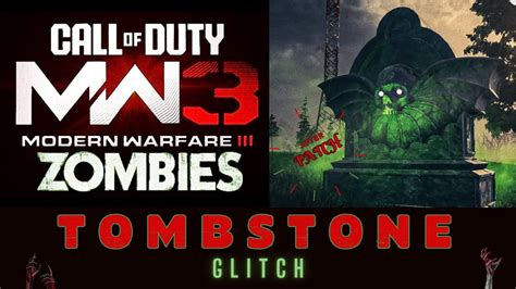 4 STEP TOMBSTONE GLITCH- MW3 ZOMBIES (AFTER PATCH) - YouTube