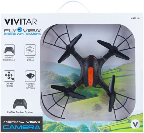 Best Buy Vivitar Fly View Drone With Camera Black Drc Blk Stk