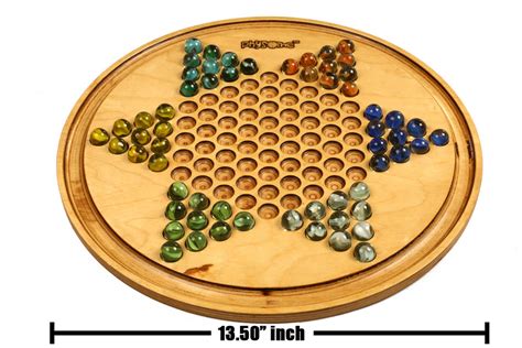 CHINESE CHECKERS, STRATEGY Games, Wooden Checkers Board, Halma Move 6 ...