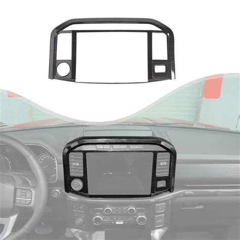 Central Console Gps Navigation Panel Cover Trim For Ford F