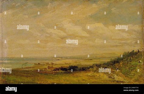 Vintage Painting By John Constable Stock Photo Alamy