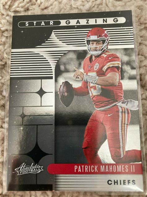 Patrick Mahomes Absolute Football Star Gazing Insert Kansas City