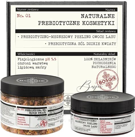 Bosqie Prebiotic Spa (bath/salt/500g + b/scr/300g) - Body Care Set ...