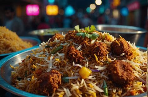 Premium Photo | Street Food Sensation Biryani Buzz