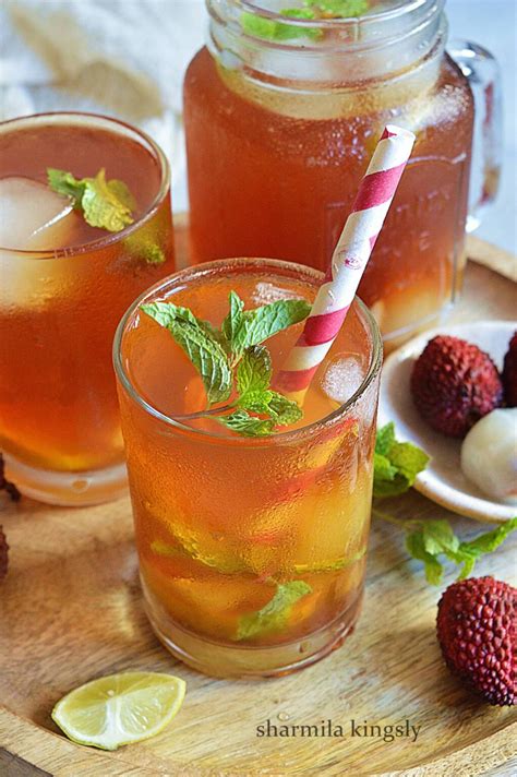 Lychee Iced Tea Cook With Sharmila