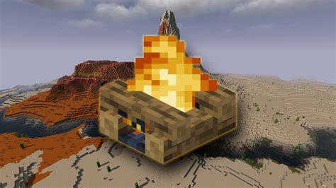 Minecraft 119 How To Make Campfire