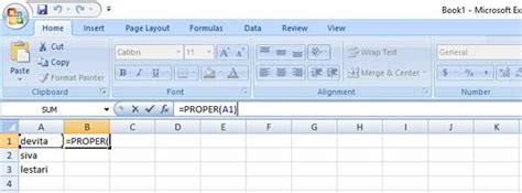 Excel Huruf Kecil Ke Huruf Besar Blogonus