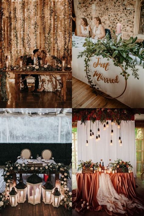 Indoor Sweetheart Wedding Table Decor Ideas Wedding Desert Table