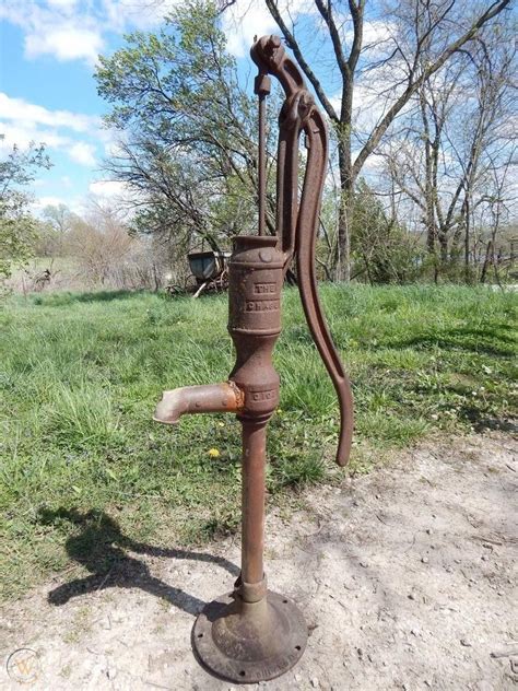 Antique Water Pump CHASE PUMP CO ASHLAND OHIO Vintage Farm Well Pump