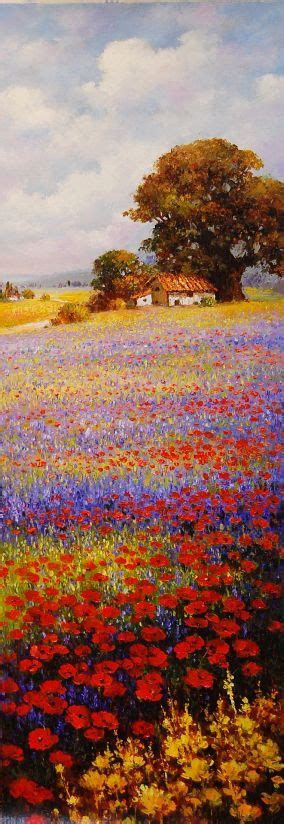 Tuscany Fields X Oil On Canvas By Paul Guy Gantner Pinturas