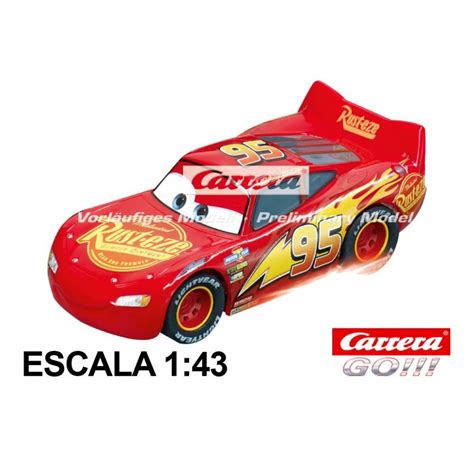 Comprar Coche Carrera Go Disney Cars Rayo Mcqueen Neon Nights Con Luz