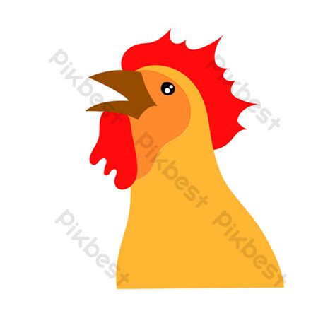 Cartoon Big Rooster PNG Images | AI Free Download - Pikbest