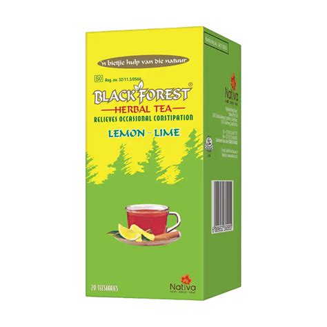 Black Forest Herbal Tea Lemon Lime 20s