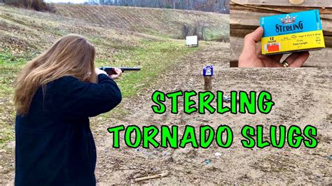 Sterling Tornado Slug Range Testing Smoothbore Youtube