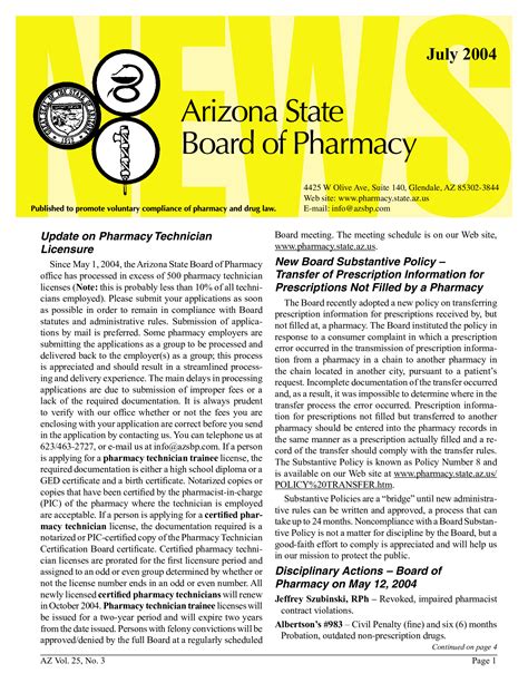 Arizona State Board Of Nursing 8