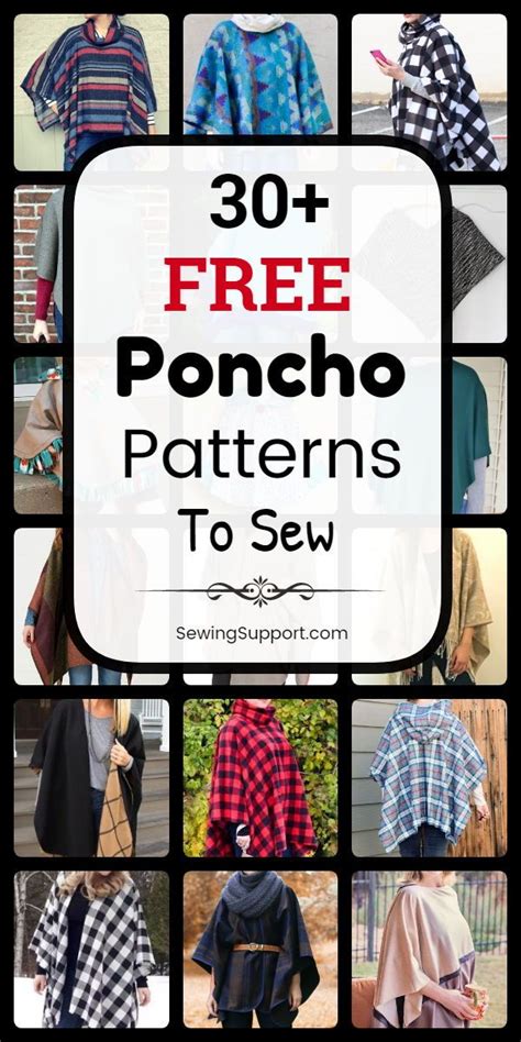 How To Sew A Fleece Poncho Diy Poncho Tutorial Artofit