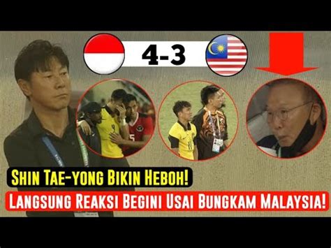 Shin Tae Yong Bikin Heboh Langsung Reaksi Begini Usai Bungkam Malaysia