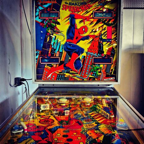 Pinball Machines 1980s Spiderman Spider Man Amazing Spiderman