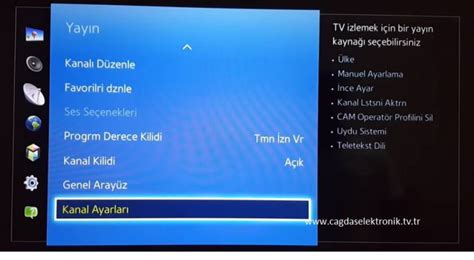 Samsung Smart Tv Kanal Ayarlama A Da Elektronik