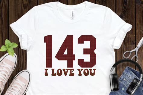 143 I Love You Graphic by Red-Sublimation · Creative Fabrica