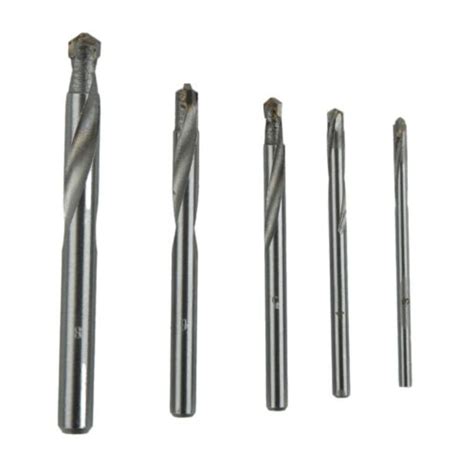 Sturdy Cemented Carbide Drill Bits For Heavy Duty Applications 5pcs Set