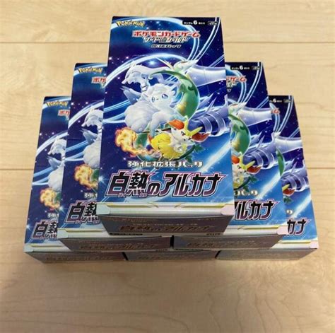 37％割引グレイ系最新の激安 ポケモンカード白熱のアルカナ6box ポケモンカードゲーム トレーディングカードグレイ系 Otaon