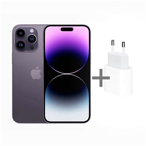 Iphone Pro Max Roxo Profundo Apple Gb Carregador W