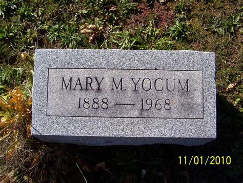 Mary May Murray Yocum M Morial Find A Grave