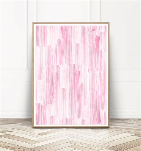 Blush Wandkunst Abstrakt Blush Pink Pastell Abstrakte Kunst Blush