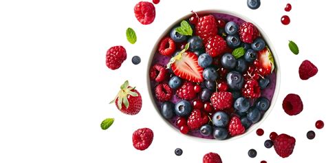 Bowl of Mixed Berries with Black Background - Photo 47522433 PNG