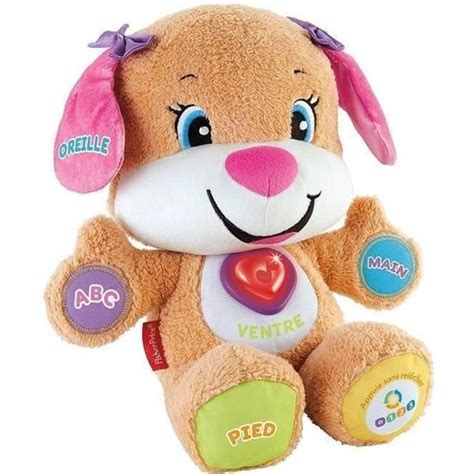 Fisher Price Puppy Sister Veil Progressif Peluche Interactive