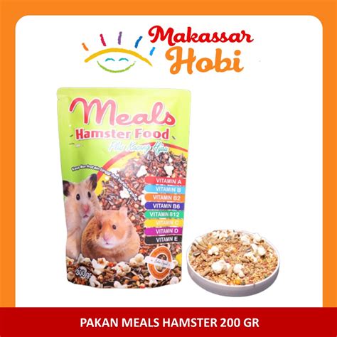 Jual Makanan Hamster MEALS Pakan Kuaci Kwaci Gerbil Kacang Hijau