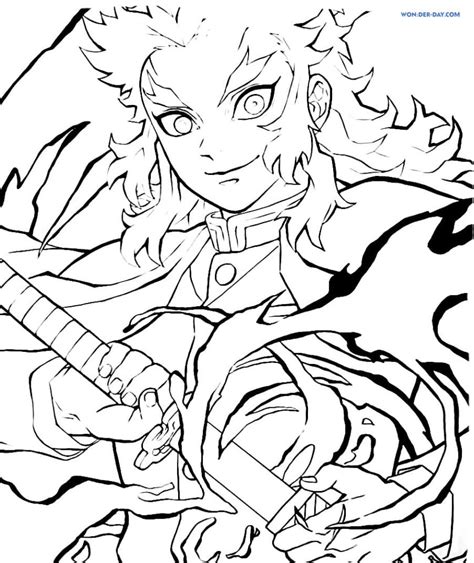 Nezuko And Tanjiro Fight Demons Demon Slayer Coloring Pages Printable