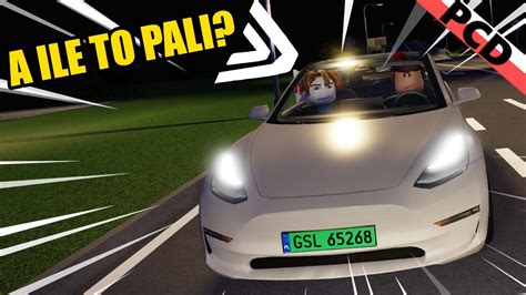 Dwóch tępaków jedzie spalić tesle Polish Car Driving Roblox w