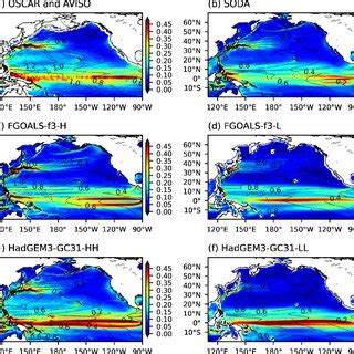 The Temporal Mean Sea Surface Current Speed Color Units Ms