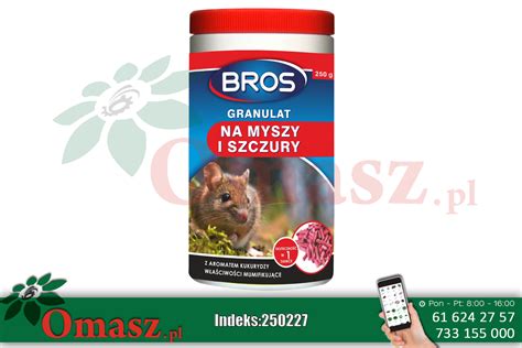 Bros Granulat Na Myszy I Szczury 250g