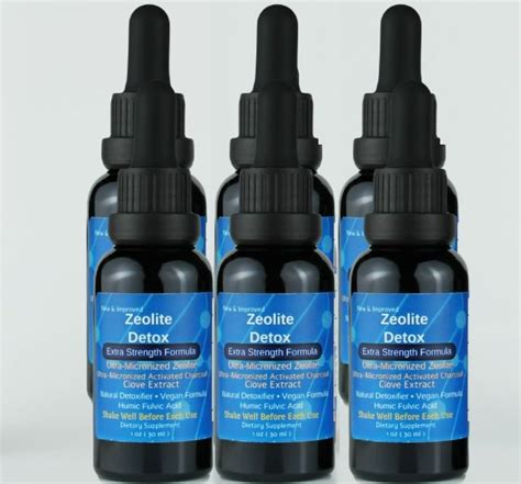 Buy Earth Liquified Zeolite 6 Pack Fulvic And Humic Immune Gut Support Liquid Zeolite 1 Oz Glass