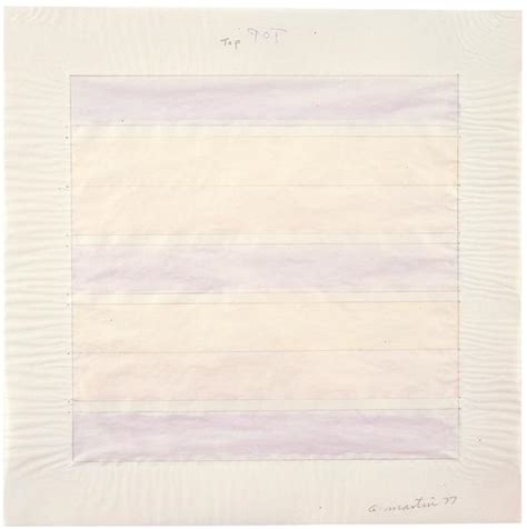 Untitled 1977 Agnes Martin