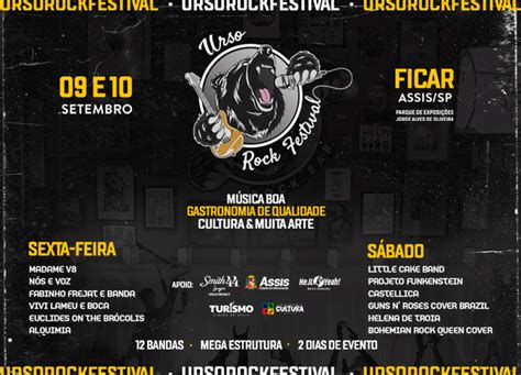 Prefeitura de Assis CULTURA EM MOVIMENTO 1º Urso Rock Festival será